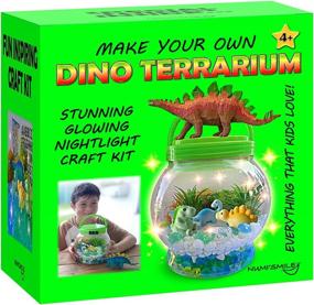 img 4 attached to 🦖 Dinosaur Terrarium Painting Kit: Illuminating Creative Experience