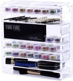 img 3 attached to ABO Gear Acrylic Makeup Palette Holder: Perfect Makeup Organizer for All Your Cosmetic Needs