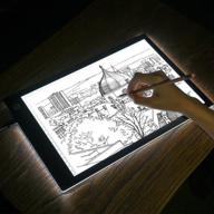 ✍️ smart star portable a4 led light box tracer – ultra-thin design, usb power cable, dimmable brightness, perfect for artists, drawing, sketching, animation, stenciling, x-ray viewing logo