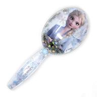 frozen 2 silver snowflake confetti hair brush for girls - enhanced seo logo