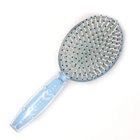 img 2 attached to Frozen 2 Silver Snowflake Confetti Hair Brush for Girls - Enhanced SEO