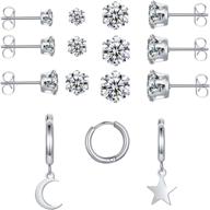 coodilor mismatch earrings hypoallergenic stainless logo
