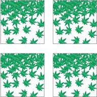 🍁 beistle 4 ounces fanci fetti weed: vibrant green confetti for unique celebrations logo