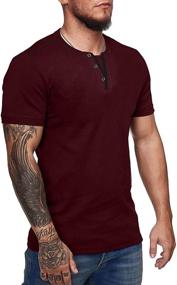 img 2 attached to Rela Bota Men's Slim Fit Short Sleeve Sweatshirt: Stylish Clothing and Shirts