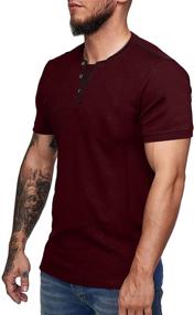 img 1 attached to Rela Bota Men's Slim Fit Short Sleeve Sweatshirt: Stylish Clothing and Shirts