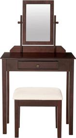 img 3 attached to Frenchi Home Furnishing 3-Piece Vanity Furniture Set