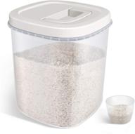 🍚 airtight food storage container for 20 lbs rice - tbmax large container with measuring cup for rice flour cereal bread storage логотип