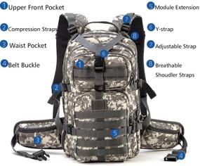 img 2 attached to 🎒 Large Camouflage Gelindo Military Insulation Hydration Backpack