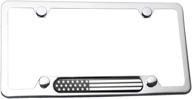 mull stainless chrome license american exterior accessories logo