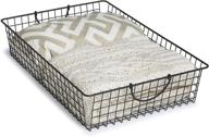 📦 spectrum diversified large stowaway basket for under bed storage in industrial gray logo