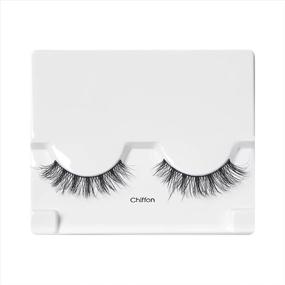 img 1 attached to 👁️ KISS Lash Couture Naked Drama Collection, Full & Fluffy Volume 3D Faux Mink False Eyelashes с Cushion Flexi Band & технологией Split-Tip - стиль Шифон, многоразовые, дружелюбные к контактным линзам - включает 1 пару