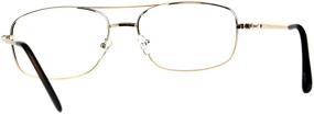 img 1 attached to Classic Rectangular Bifocal Reading Glasses
