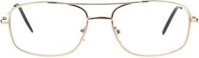 img 3 attached to Classic Rectangular Bifocal Reading Glasses