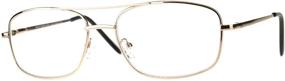 img 4 attached to Classic Rectangular Bifocal Reading Glasses