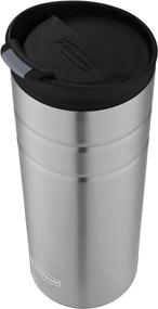 img 2 attached to 🧴 Leak-Proof Thermal Bottle with Flip Lid by Rubbermaid, 16 oz., Black