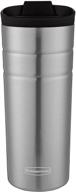 🧴 leak-proof thermal bottle with flip lid by rubbermaid, 16 oz., black логотип