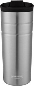 img 3 attached to 🧴 Leak-Proof Thermal Bottle with Flip Lid by Rubbermaid, 16 oz., Black