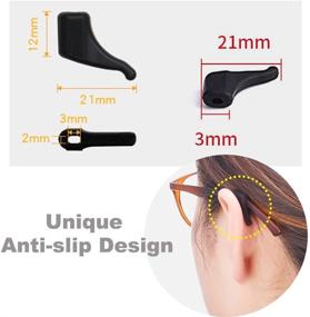 img 3 attached to 🕶️ SAIGO Anti-Slip Eyeglasses Retainers Sunglasses: Secure Your Eyewear with Confidence