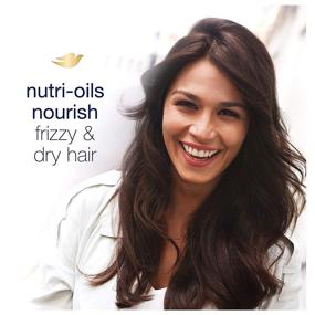 img 2 attached to Dove Nutritive Solutions Dry Hair Conditioner with Nutri-Oils for Frizzy, Unruly Hair - Oil Therapy Formula for Smooth Hair, 12 oz
