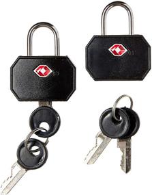 img 2 attached to 🔒 Black Lewis N Clark Padlock: Optimized Travel Accessory