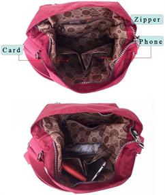img 1 attached to 👜 Стильный и вместительный: Рюкзак на плечо KARRESLY для женских сумок - комбинированный набор сумок и кошельков.