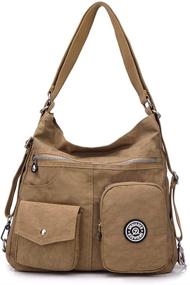 img 4 attached to 👜 Стильный и вместительный: Рюкзак на плечо KARRESLY для женских сумок - комбинированный набор сумок и кошельков.