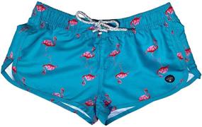 img 4 attached to Efficient Official Molokai Women's Swim Trunks: Quick-Dry, Elastic Waist, Drawstring