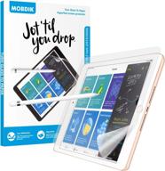 📝 mobdik [2 pack] paperfeel screen protector for ipad 9/8/7 (10.2-inch, 2021/2020/2019 model, 9th/8th/7th generation) - enhance writing, drawing, and sketching experience | paperfeel anti glare, less reflection | easy installation kit included logo