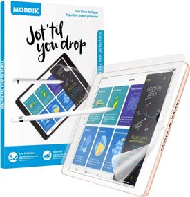 img 4 attached to 📝 MOBDIK [2 Pack] Paperfeel Screen Protector for iPad 9/8/7 (10.2-Inch, 2021/2020/2019 Model, 9th/8th/7th Generation) - Enhance Writing, Drawing, and Sketching Experience | Paperfeel Anti Glare, Less Reflection | Easy Installation Kit Included
