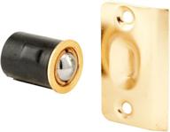 🔒 prime-line n 7331 drive-in ball catch w/strike: diecast, brass plated – find high-quality door latch now! logo