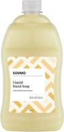 🍯 solimo milk and honey hand soap refill - 56oz, triclosan-free | amazon brand logo