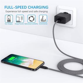 img 3 attached to ⚡ SHARLLEN Lightning Charging Cable for iPhone 11 - Industrial Grade Electrical