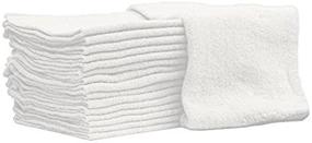 img 2 attached to 🛠️ 25 Pack of New Auto-Mechanic Shop Towels - 100% Cotton, Commercial Grade, Ideal for Garage, Auto Body Shop & Bar Mop (14x14 inches, White)