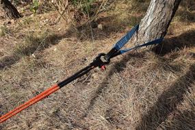 img 1 attached to 🟠 10mm Synthetic Winch Rope Extension - 3/8" Dia., 50ft Length, Towing Cable for Offroad Auto Parts (Orange)