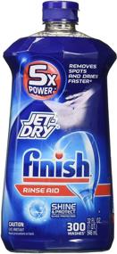 img 2 attached to 🔷 Jet-Dry Rinse Aid, 32 oz - Dishwasher Rinse & Drying Agent for Ultimate Shine