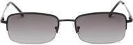 🕶️ uv400 protection spring hinge sunglasses with full lens reading ability - anti blue light sun readers for men and women, not bifocals logo