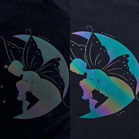 img 1 attached to 🌈 Rainbow Cricut Reflective Transfer Shirts: Brighten Your Style with Reflective Designs!