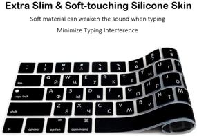 img 2 attached to ProElife Russian Premium Ultra Thin Silicone Keyboard Protector Cover Skin For Apple MacBook Pro With Touch Bar 13&#34