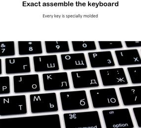 img 1 attached to ProElife Russian Premium Ultra Thin Silicone Keyboard Protector Cover Skin For Apple MacBook Pro With Touch Bar 13&#34