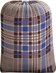 img 2 attached to 🛏️ Chic Home 8 Piece Manchester Plaid Bed in a Bag Comforter Set - Twin XL, Brown