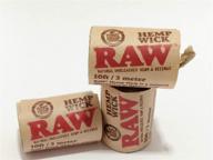 organic hemp wick - unbleached hemp & beeswax hempwick roll, 10ft/3 meters each (pack of 3 premium 10 foot wicks) logo