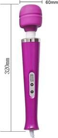 img 3 attached to 💜 AEVEONE Powerful Handheld Electric Massager - Wired, Vibrating Back Massage for Sports Recovery, Muscle Aches, Body Pain Relief (Purple)