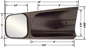 img 2 attached to 🚗 CIPA 10200 Настраиваемое зеркало для буксировки - Chevy GMC Cadillac, Пара зеркал