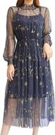 👗 lolita embroidered dress with ruffled princess sleeves - women's clothing logo