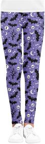 img 4 attached to Toddler Halloween Leggings Pumpkin Trousers Girls' Clothing