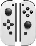 🎮 white joy-pad controller with grip | compatible with switch | supports wake-up function logo