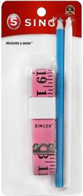 img 4 attached to 📏 SINGER 00310 Лента измерительная и карандаш для маркировки: удобный точный измерительный инструмент