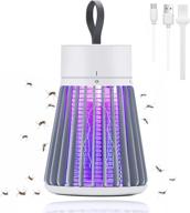 powerful bug zapper indoor electric mosquito traps: effective fly killer and bug light with hanging loop - portable for indoor & outdoor use in backyard, patio, and camping logo