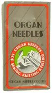 organ sewing machine needles size logo