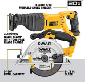img 2 attached to 🔧 DEWALT 20V Max Cordless Drill Combo Kit (DCK1020D2): 10 Essential Tools for Ultimate Efficiency